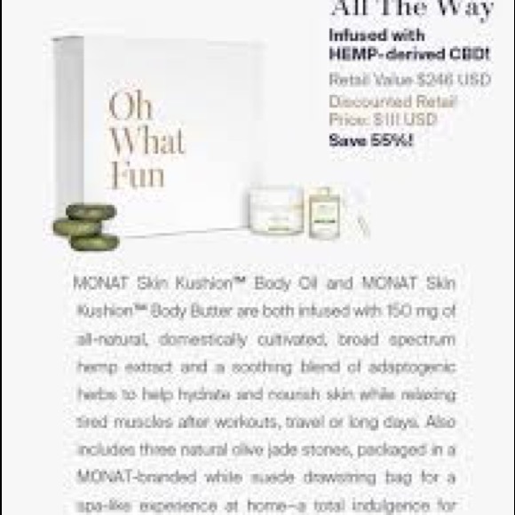 Monat body lotion and oil - Picture 3 of 3